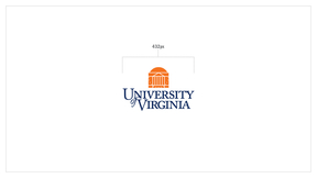 Image illustrating the size and placement of the UVA Logo in a video