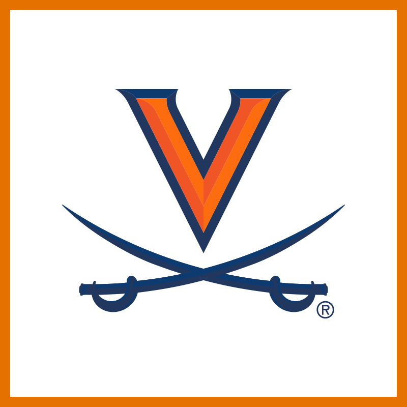  NCAA Virginia Cavaliers Dog Collar (Team Color