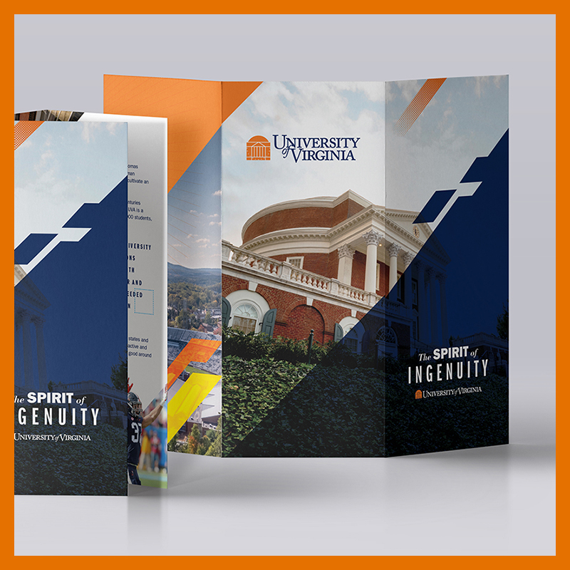 University of Virginia print brochures example image