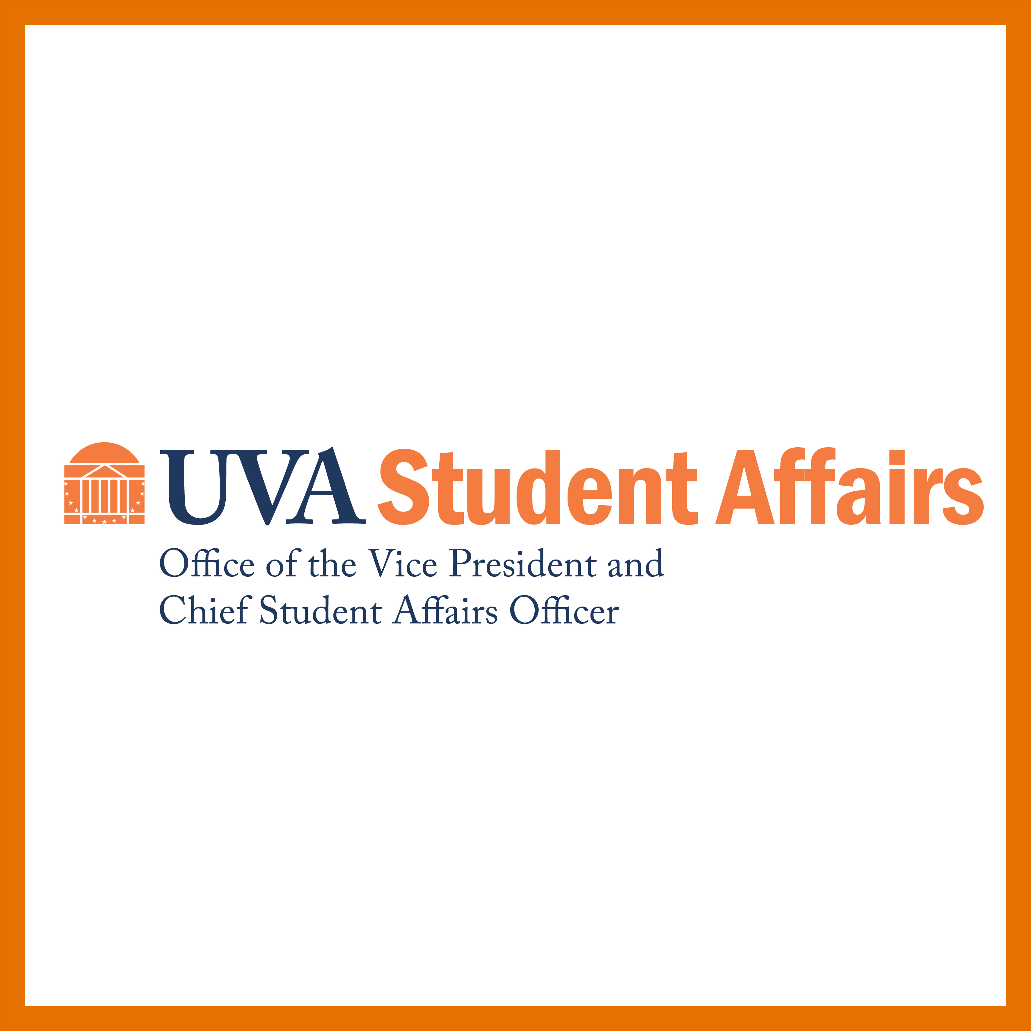 Informal horizontal 2 logo for Student Affairs Office of the Vice President and Chief Student Affairs