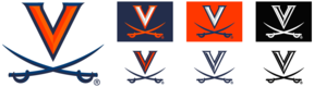 Examples of the V-sabre logo