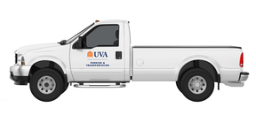 Truck with fleet mark